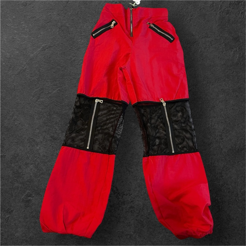 Unbranded Cybergoth windbreaker style Joggers